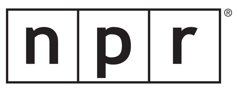 NPR line logo stencil.